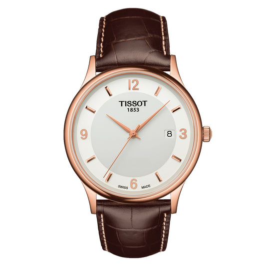 Tissot Rose Dream 18K Gold (Leather, Brown) Arabic And Indexes