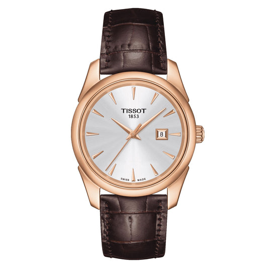 Tissot Vintage Lady 18K Gold (Leather, Brown) Indexes
