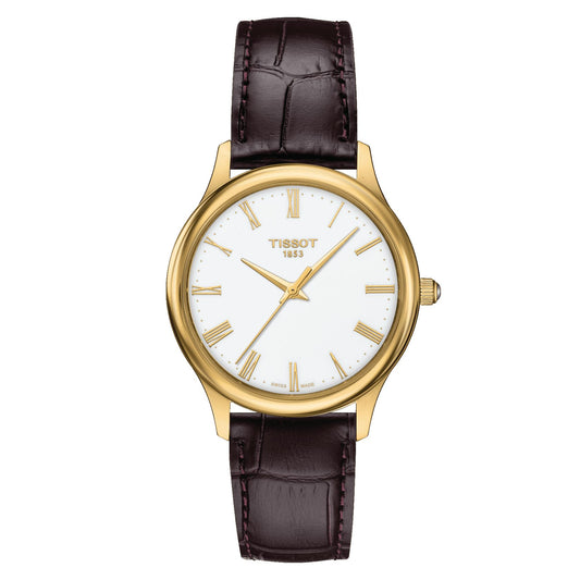 Tissot Excellence Lady 18K Gold (Leather, Brown) Roman