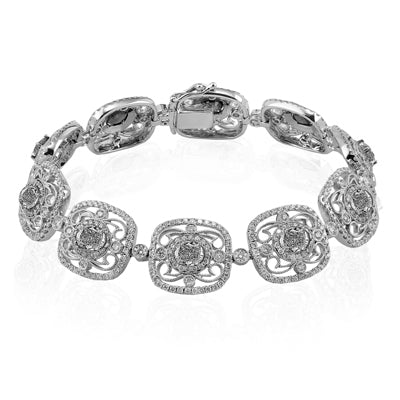 Simon G. Color Bracelet 18k Gold (White) 6.18 ct Diamond