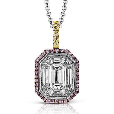 Simon G. Pendant 18k Gold (Rose, White, Yellow) 1.16 ct Diamond