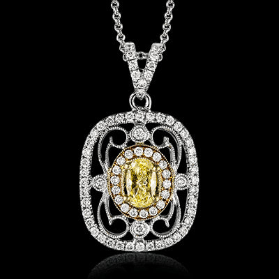 Simon G. Pendant 18k Gold (Rose, White, Yellow) 0.83 ct Diamond