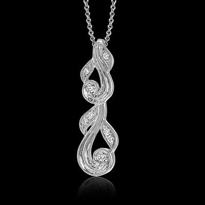 Simon G. Pendant 18k Gold (White) 0.1 ct Diamond