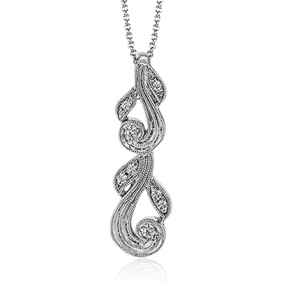 Simon G. Pendant Platinum (White) 0.1 ct Diamond