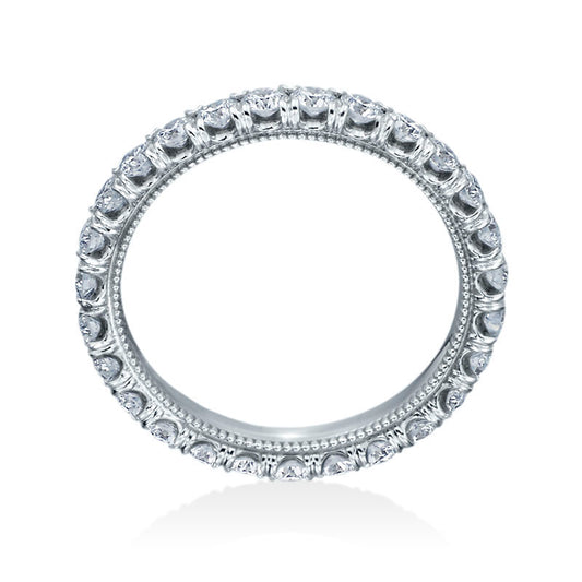 Verragio 14k White Gold Renaissance Wedding Band