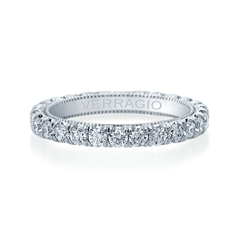 Verragio 14k White Gold Renaissance Wedding Band