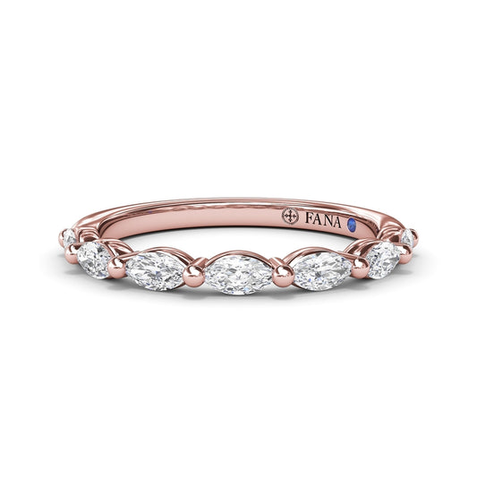 Fana Marquise Diamond Wedding Band