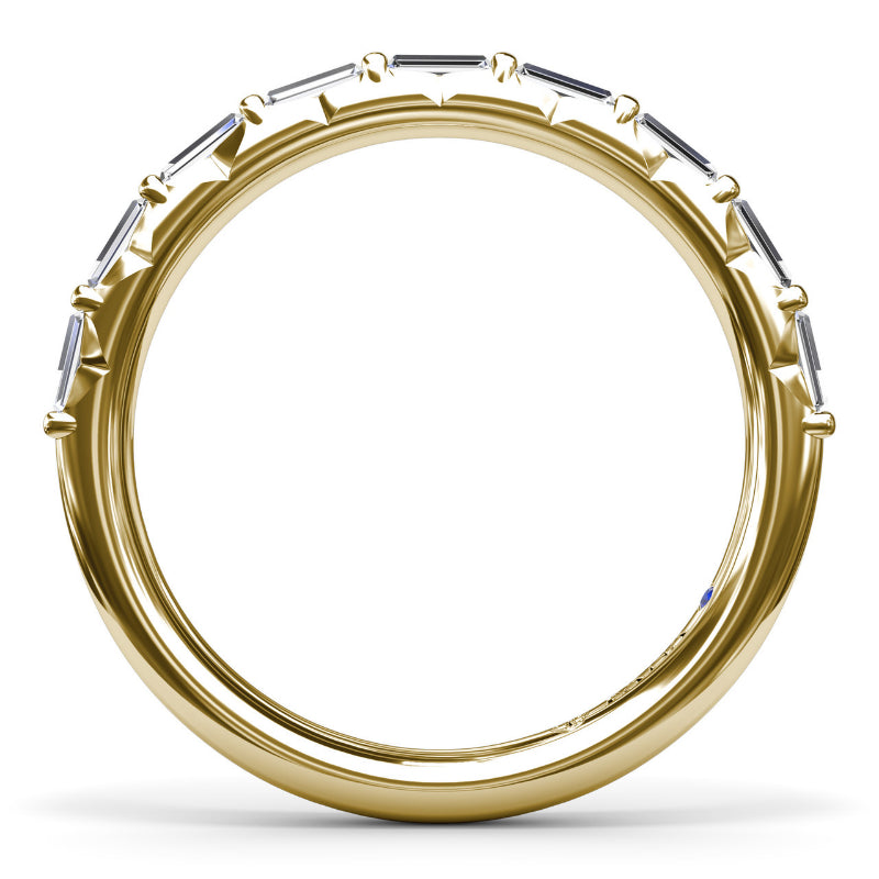 Fana Tapered Baguette Diamond Wedding Band