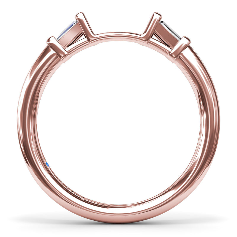 Fana Baguette Diamond Wedding Band