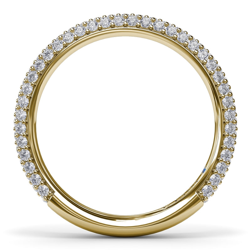 Fana Pave Diamond Wedding Band