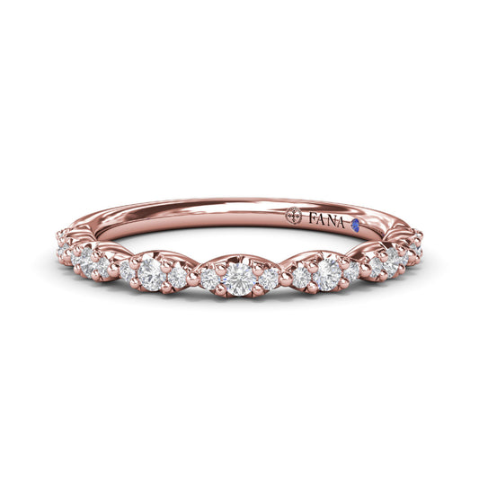 Fana Cluster Marquise Diamond Wedding Band