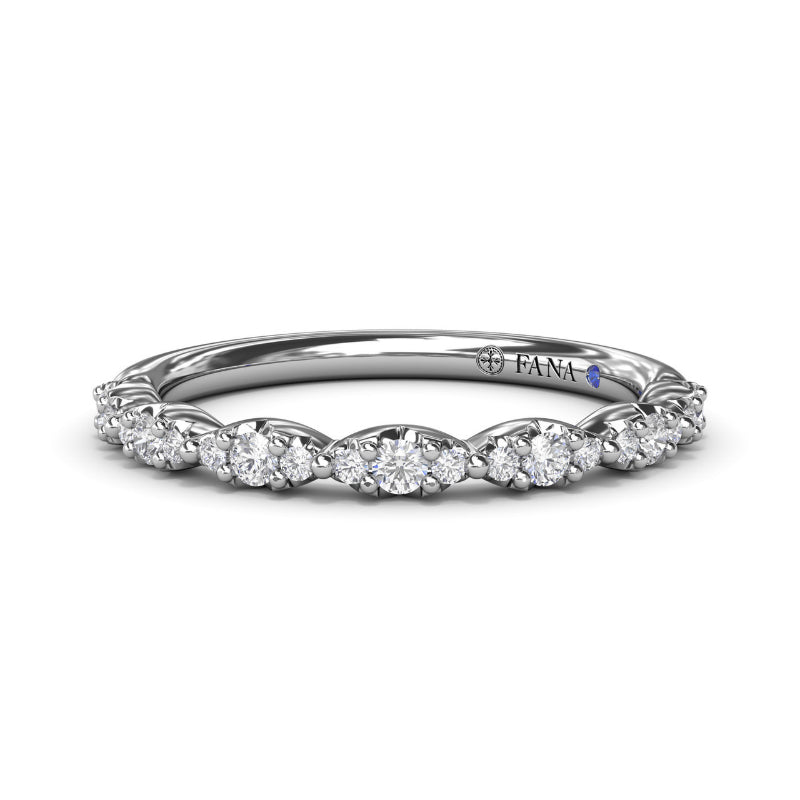 Fana Cluster Marquise Diamond Wedding Band