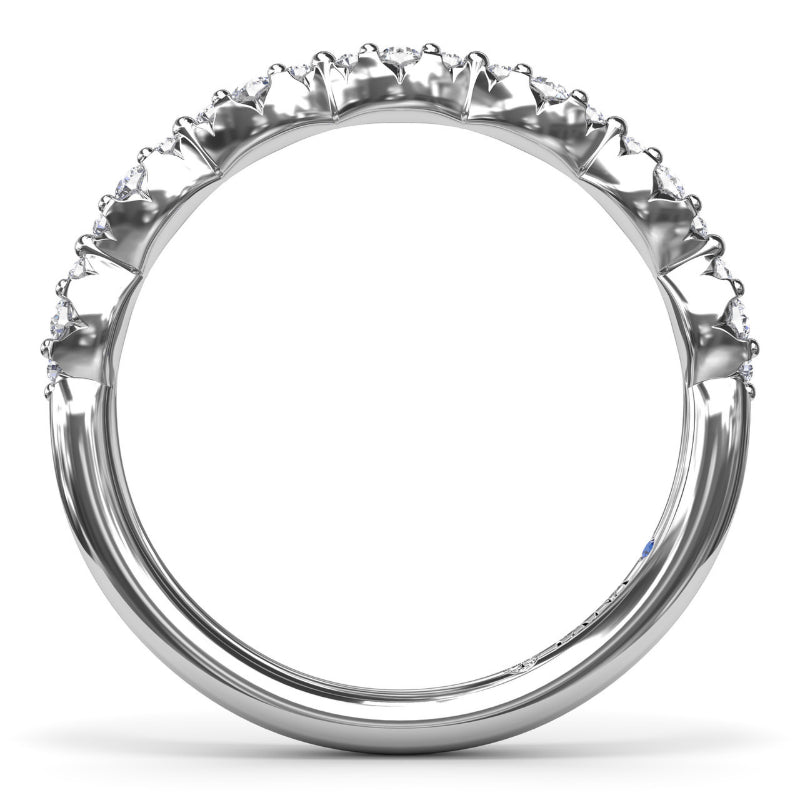 Fana Cluster Marquise Diamond Wedding Band