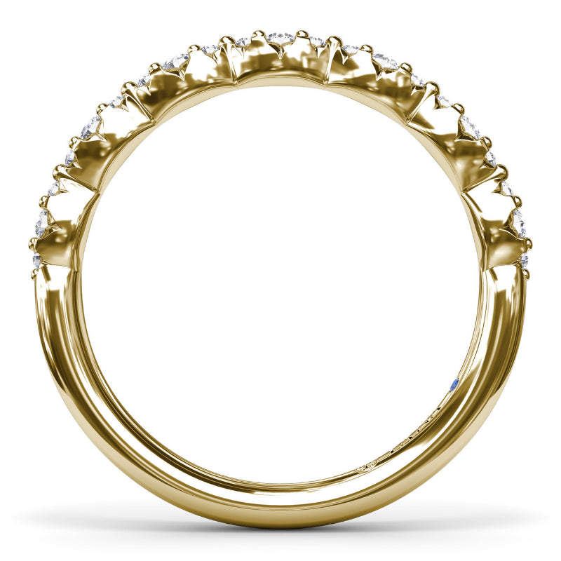 Fana Cluster Marquise Diamond Wedding Band