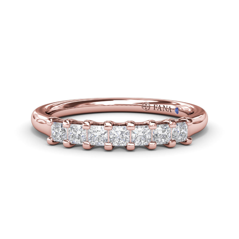 Fana Princess Cut Diamond Wedding Band