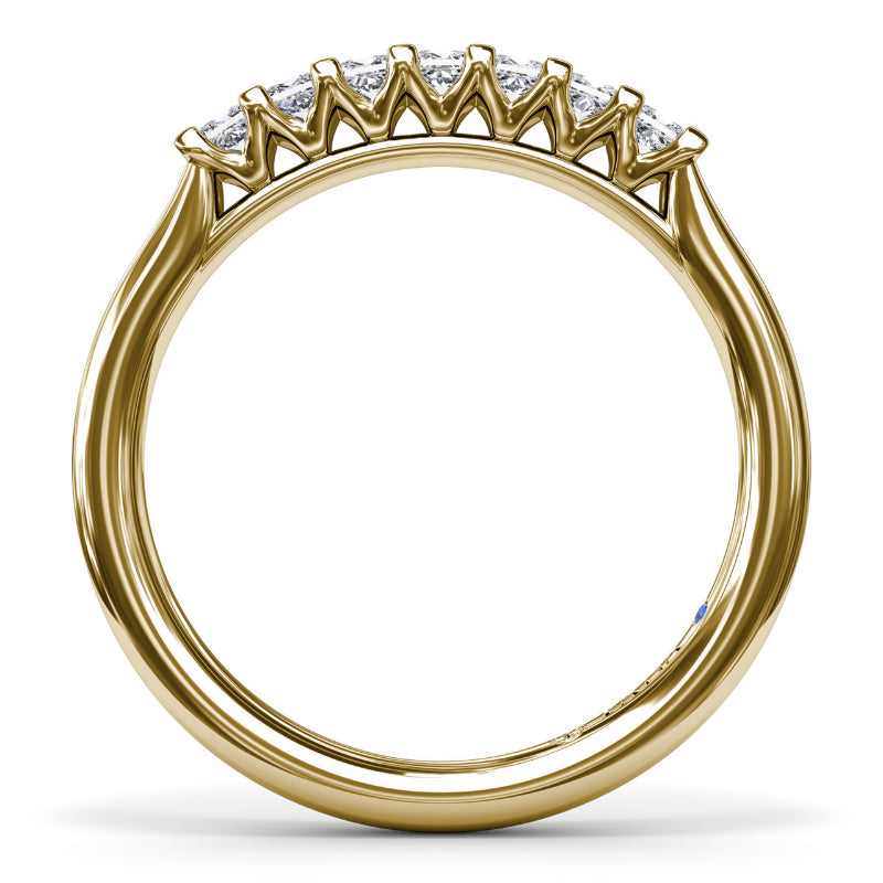 Fana Princess Cut Diamond Wedding Band