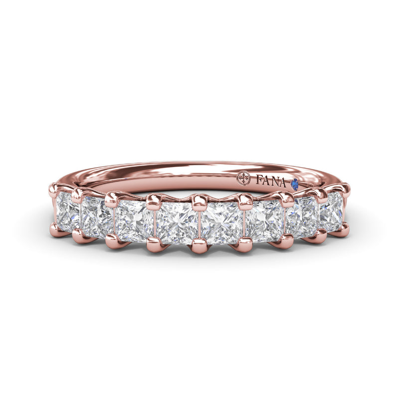 Fana Princess Cut Diamond Wedding Band