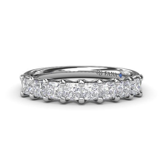 Fana Princess Cut Diamond Wedding Band