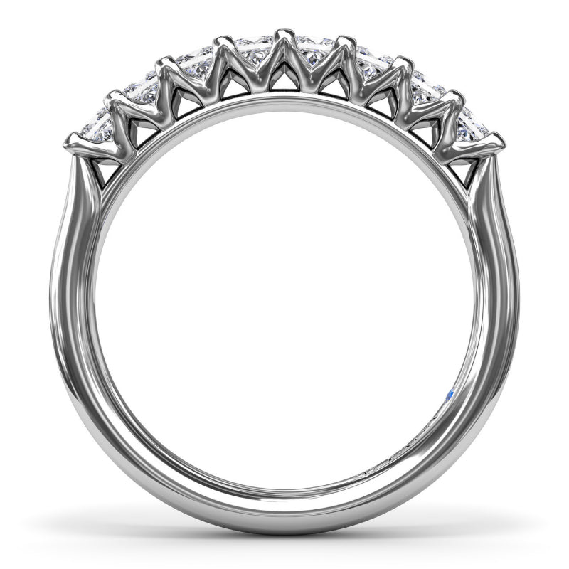 Fana Princess Cut Diamond Wedding Band