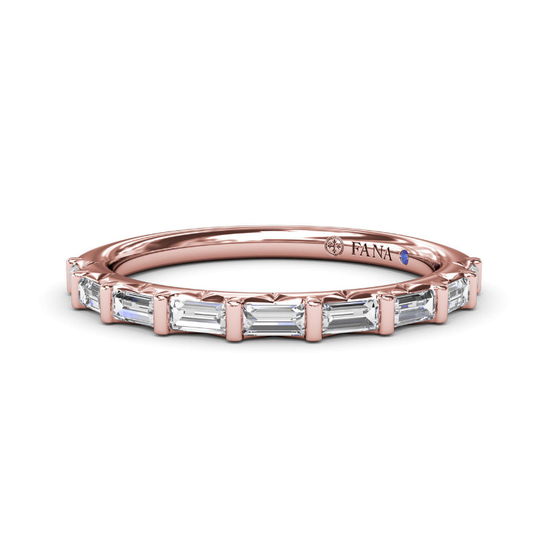 Fana Beautiful Baguette Diamond Wedding Band