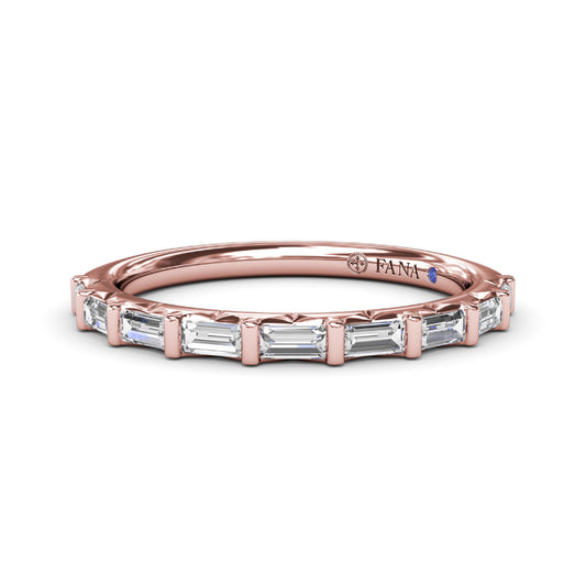Fana Beautiful Baguette Diamond Wedding Band
