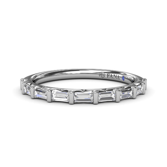 Fana Beautiful Baguette Diamond Wedding Band