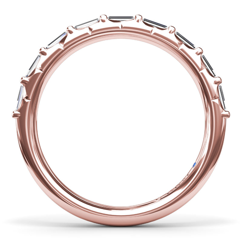 Fana Beautiful Baguette Diamond Wedding Band
