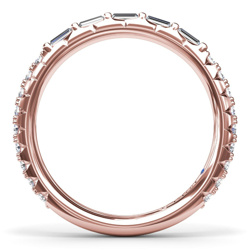 Fana Baguette Diamond Wedding Band