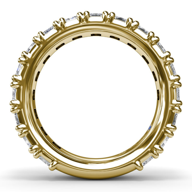 Fana Emerald Cut Diamond Wedding Band