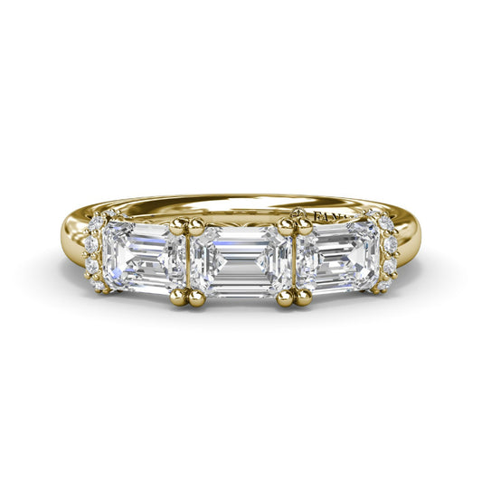 Fana Baguette Diamond Wedding Band