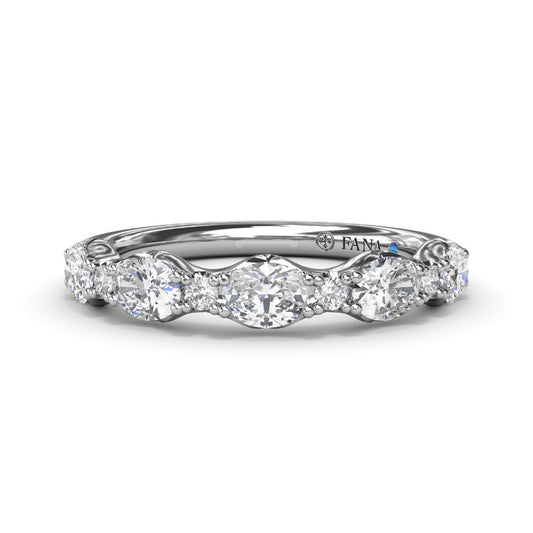 Fana Round Cluster Diamond Ring