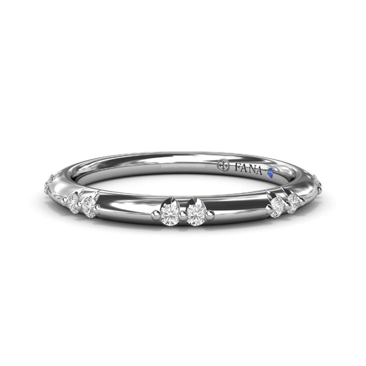 Fana Flush Setting Diamond Band