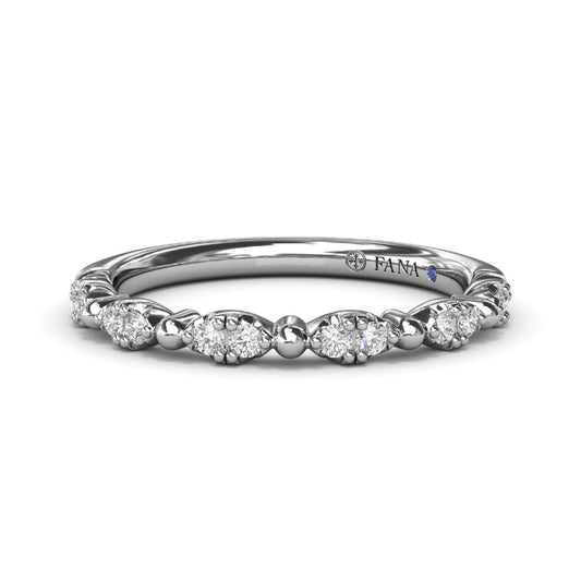 Fana Floating Shared Prong Diamond Band