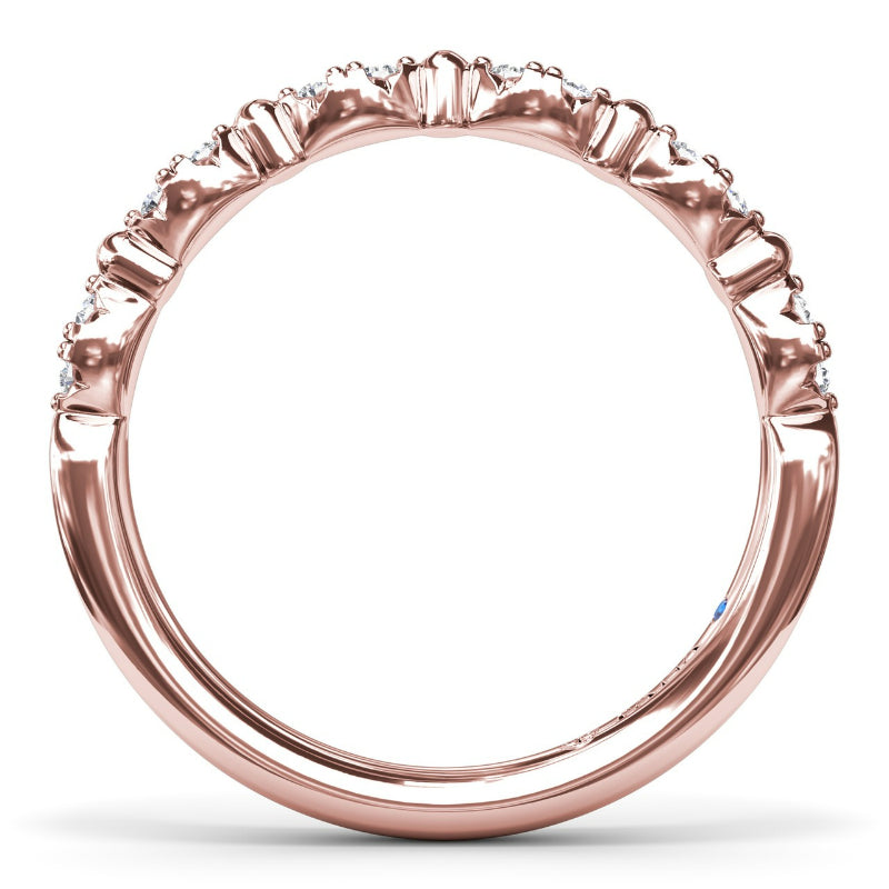 Fana Floating Shared Prong Diamond Band