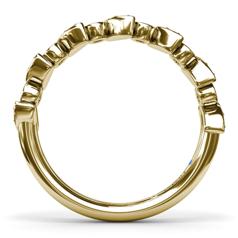 Fana Multi-shaped Bezel Set Diamond Band