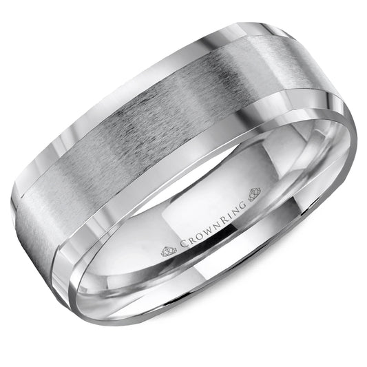 Crownring Wedding Band Platinum Classic 7.00mm