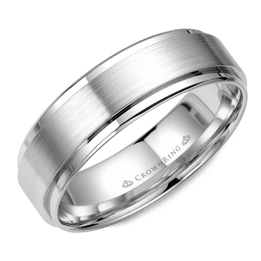 Crownring Wedding Band Platinum Classic 6.00mm