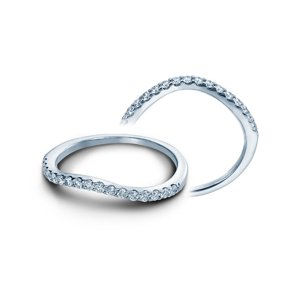 Verragio 18k White Gold Insignia 0.25ct Diamond Wedding Band