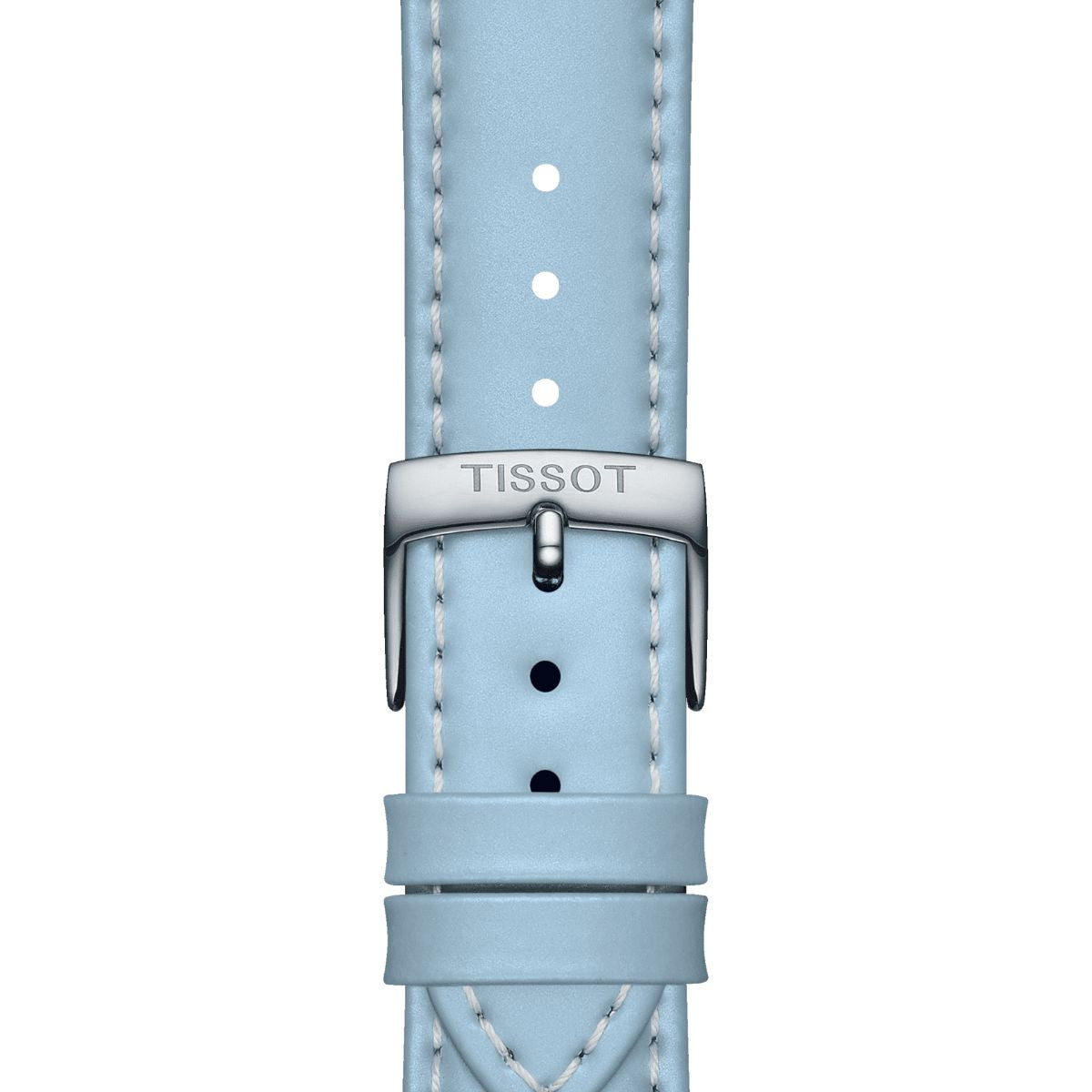 Tissot Official Blue Leather Strap Lugs 18 Mm